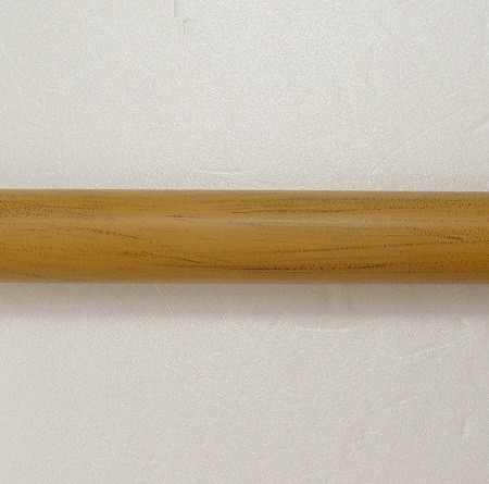Imitate Wood Metal Curtain Rod - curtain_rod_made_of_iron_in_coating_finish